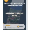 Apostila Assistente Social Cras Prefeitura de Itanhomi MG 2023