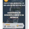 Apostila Assistente de Desenvolvimento da Infância Prefeitura de São João da Boa Vista SP 2023