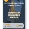 Apostila Atendente De Consultório Dentário Prefeitura de Curiúva PR 2023