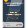 Apostila Auxiliar Administrativo Prefeitura de Itanhomi MG 2023