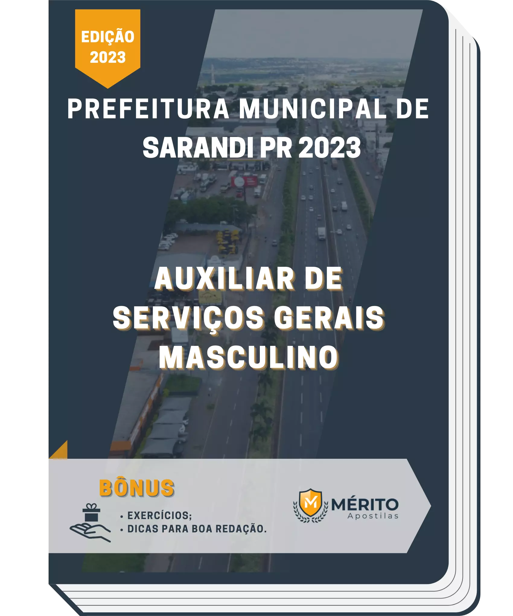 Apostila Auxiliar De Serviços Gerais Masculino Prefeitura de Sarandi PR 2023