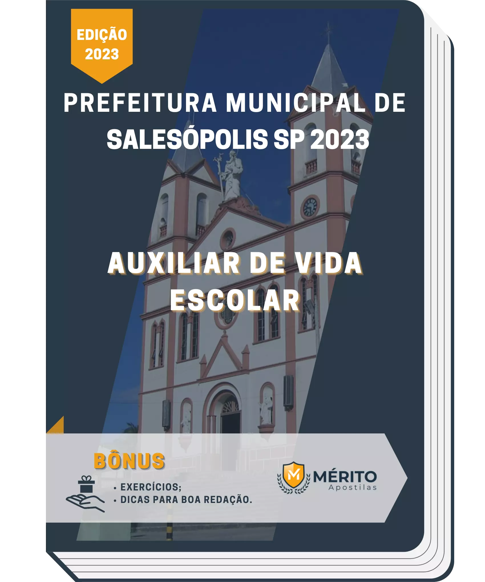 Apostila Auxiliar De Vida Escolar Prefeitura de Salesópolis SP 2023