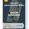 Apostila Auxiliar Operacional Concurso SAAE de Porto Feliz SP 2023