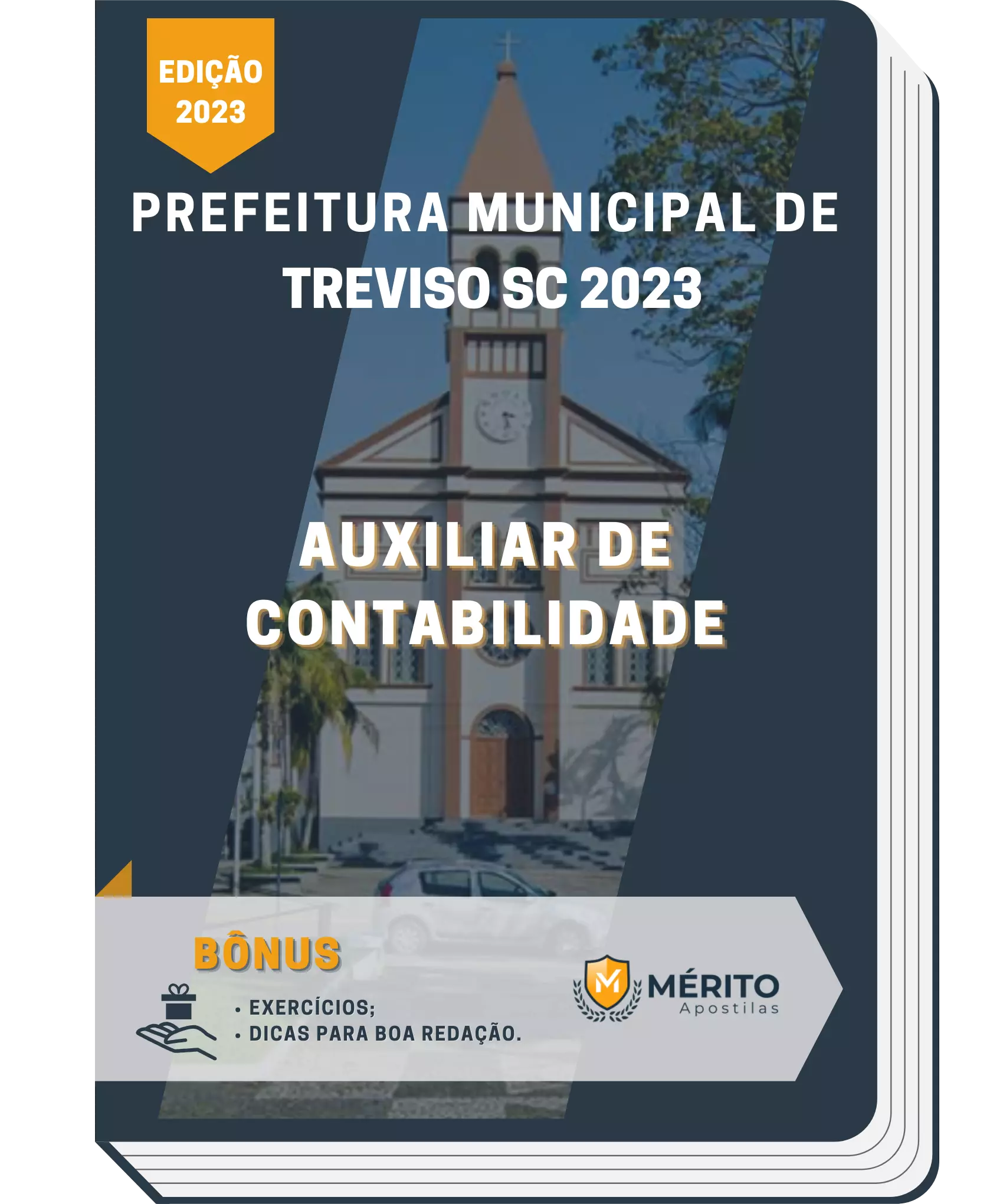 Apostila Auxiliar de Contabilidade Prefeitura de Treviso SC 2023