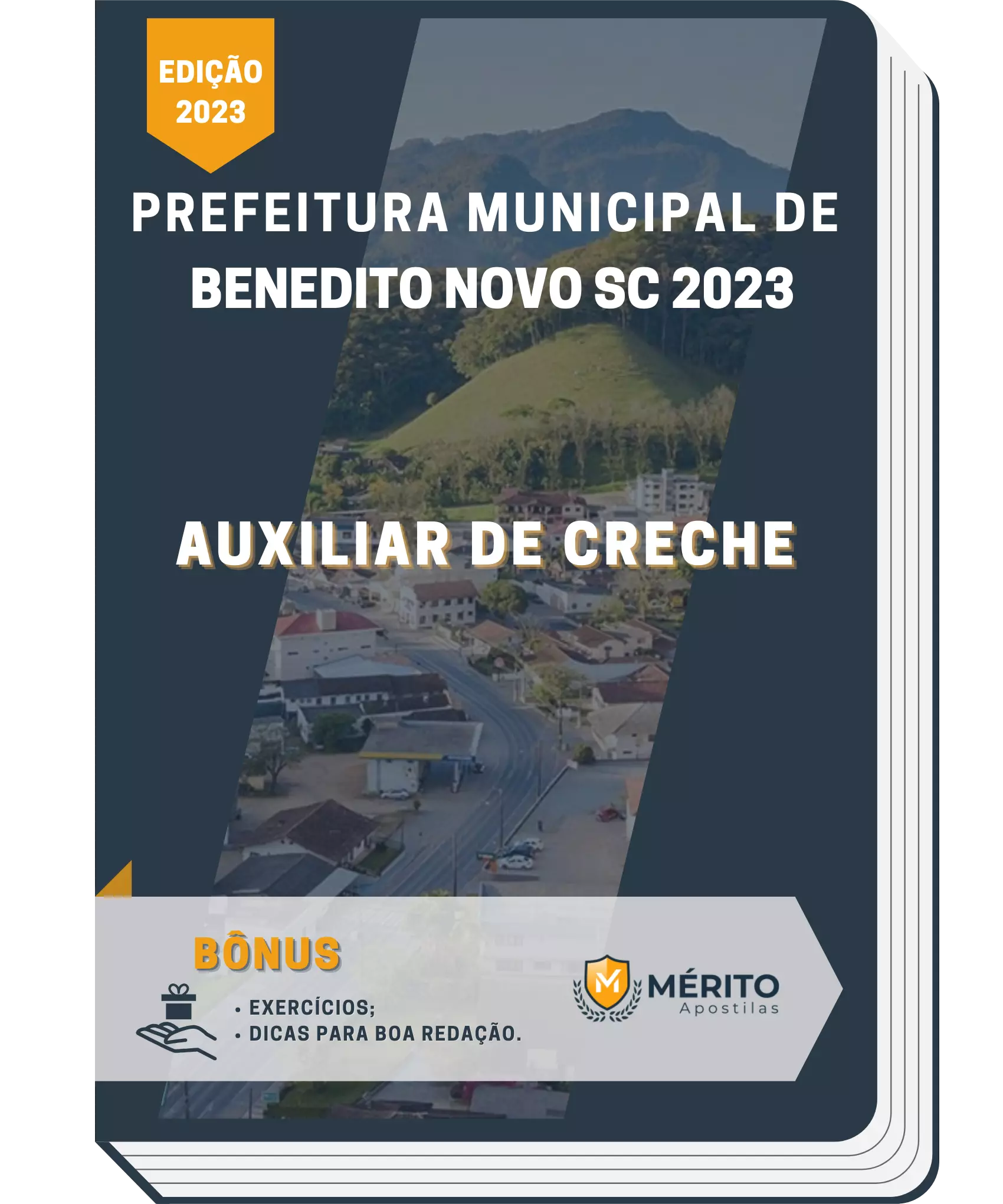 Apostila Auxiliar de Creche Prefeitura de Benedito Novo SC 2023