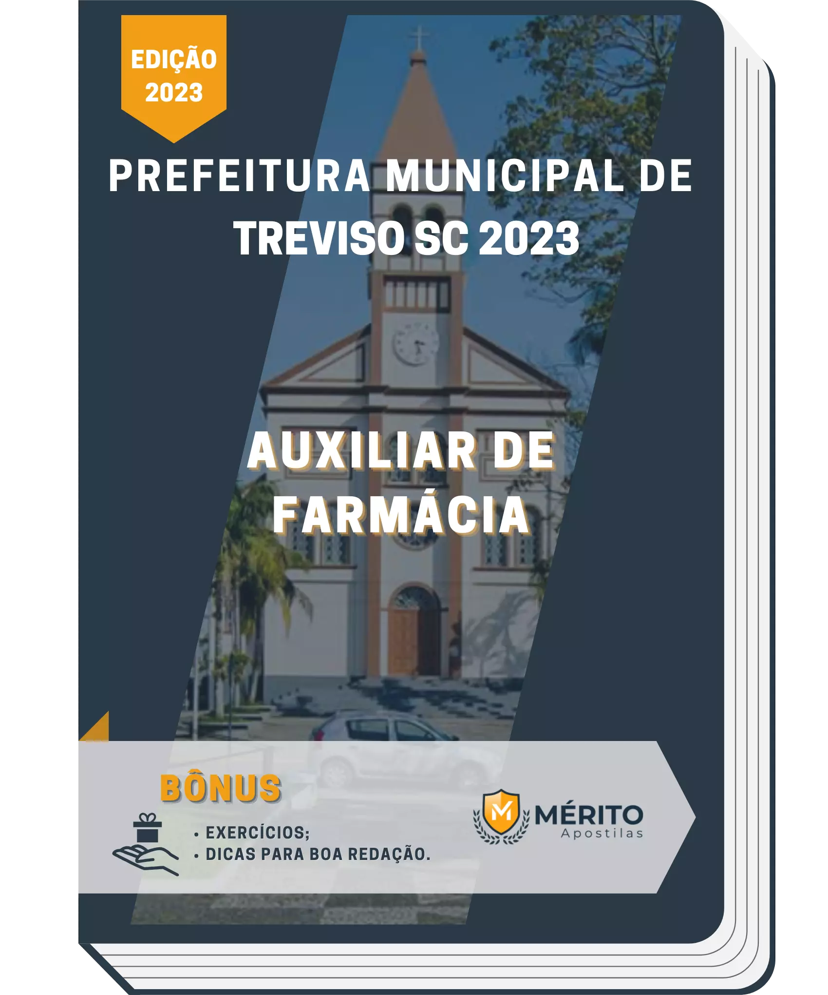 Apostila Auxiliar de Farmácia Prefeitura de Treviso SC 2023