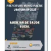 Apostila Auxiliar de Saúde Bucal Prefeitura de Ubatuba SP 2023