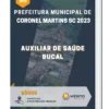 Apostila Auxiliar de Saúde Bucal Prefeitura de Coronel Martins SC 2023