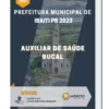 Apostila Auxiliar de Saúde Bucal Prefeitura de Ibaiti PR 2023