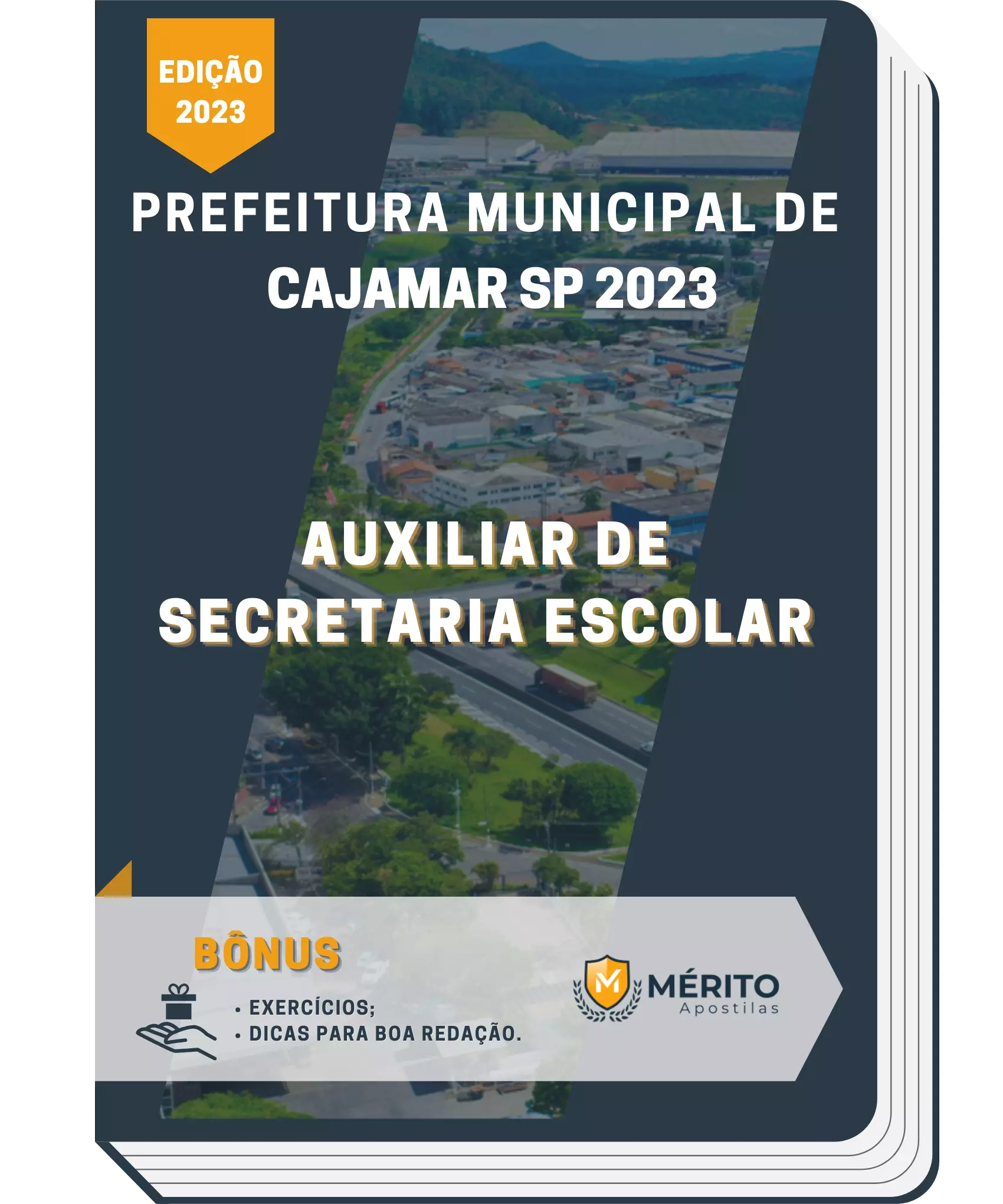 Apostila Auxiliar de Secretaria Escolar Prefeitura de Cajamar SP 2023