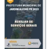 Apostila Auxiliar de Serviços Gerais Prefeitura de Jardim Alegre PR 2023