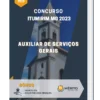 Apostila Auxiliar de Serviços Gerais Concurso Itumirim MG 2023
