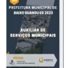 Apostila Auxiliar de Serviços Municipais Prefeitura de Baixo Guandu ES 2023