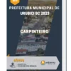 Apostila Carpinteiro Prefeitura de Urubici SC 2023