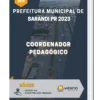Apostila Coordenador Pedagógico Prefeitura de Sarandi PR 2023