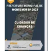 Apostila Cuidador De Crianças Prefeitura de Monte Mor SP 2023
