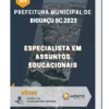 Apostila Especialista em Assuntos Educacionais Prefeitura de Biguaçu SC 2023
