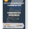 Apostila Farmacêutico Bioquímico Prefeitura de Itanhomi MG 2023