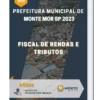 Apostila Fiscal De Rendas E Tributos Prefeitura de Monte Mor SP 2023