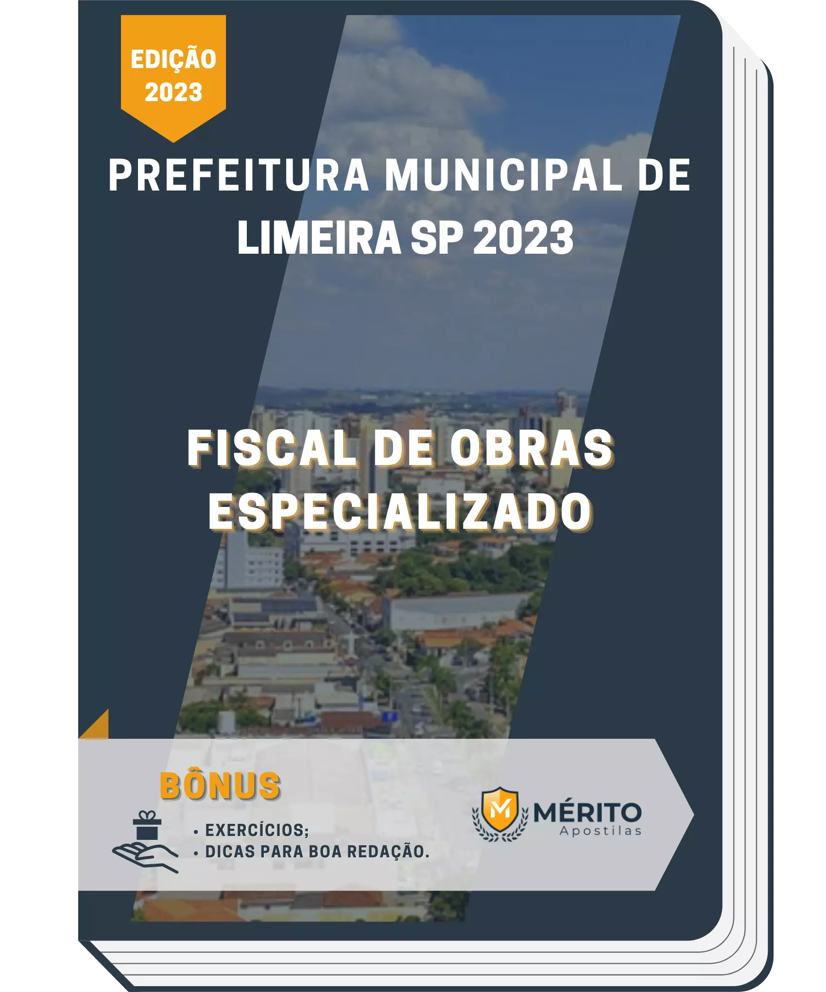 Apostila Fiscal de Obras Especializado Prefeitura de Limeira SP 2023