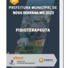 Apostila Fisioterapeuta Prefeitura de Nova Serrana MG 2023