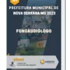 Apostila Fonoaudiólogo Prefeitura de Nova Serrana MG 2023