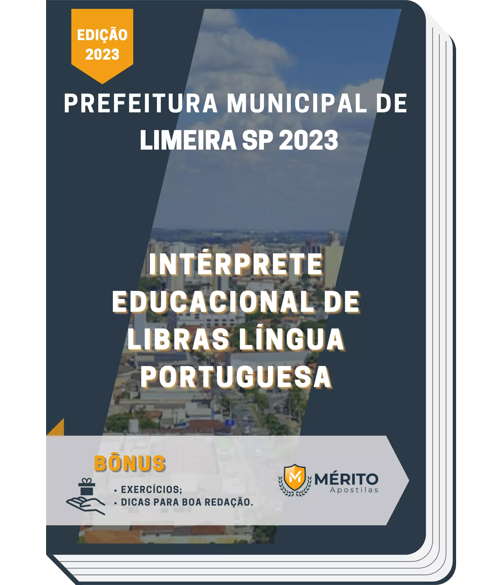 Apostila Intérprete Educacional de Libras Língua Portuguesa Prefeitura de Limeira SP 2023