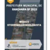 Apostila Médico Otorrinolaringologista Prefeitura de Rancharia SP 2023