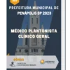 Apostila Médico Plantonista Clínico Geral Prefeitura de Penápolis SP 2023