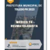Apostila Médico T4 Reumatologista Prefeitura de Toledo PR 2023