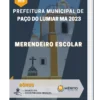 Apostila Merendeiro Escolar Prefeitura de Paço do Lumiar MA 2023