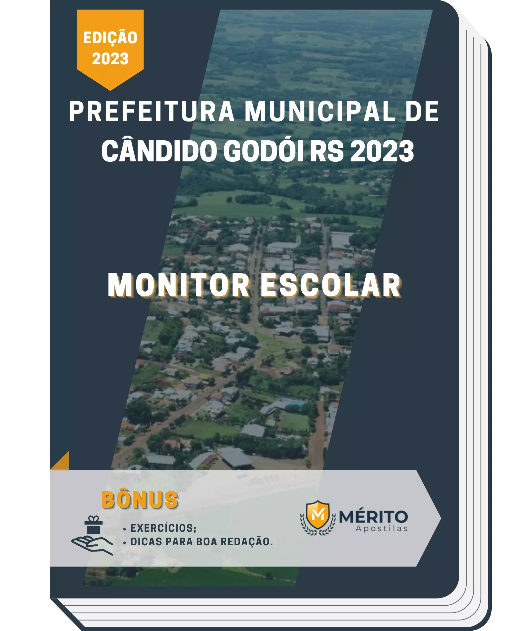 Apostila Monitor Escolar Prefeitura de Cândido Godói RS 2023