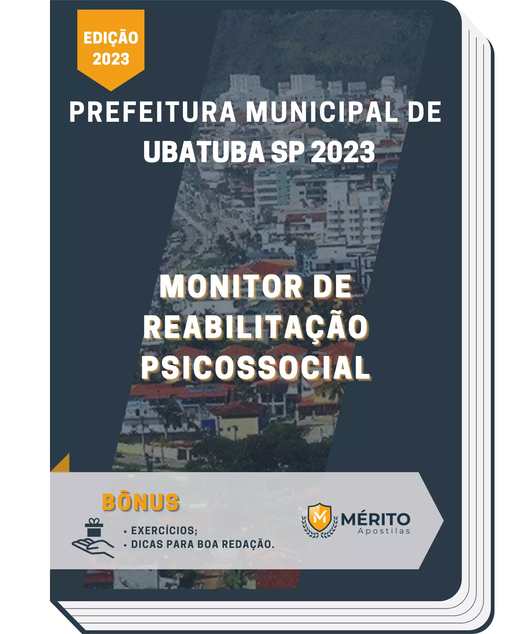 Apostila Monitor de Reabilitação Psicossocial Prefeitura de Ubatuba SP 2023