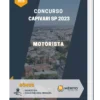 Apostila Motorista Concurso Capivari SP 2023