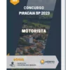 Apostila Motorista Concurso Piracaia SP 2023