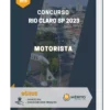 Apostila Motorista Concurso Rio Claro SP 2023