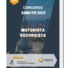 Apostila Motorista Socorrista Concurso SAMU PR 2023