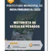 Apostila Motorista de Veículos Pesados Prefeitura de Nova Friburgo RJ 2023