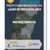 Apostila Nutricionista Prefeitura de Lauro de Freitas BA 2023