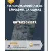 Apostila Nutricionista Prefeitura de São Gabriel da Palha ES 2023