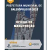 Apostila Oficial De Manutenção Prefeitura de Salesópolis SP 2023