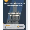Apostila Operador De Máquinas Prefeitura de Penápolis SP 2023