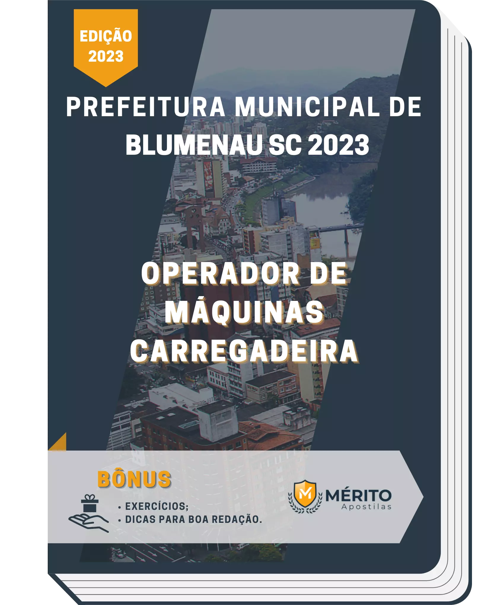 Apostila Operador De Máquinas Carregadeira Prefeitura de Blumenau SC 2023