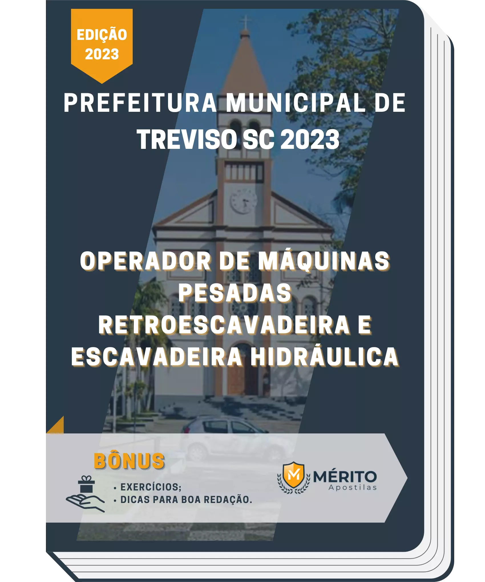 Apostila Operador de Máquinas Pesadas Retroescavadeira e Escavadeira Hidráulica Prefeitura de Treviso SC 2023