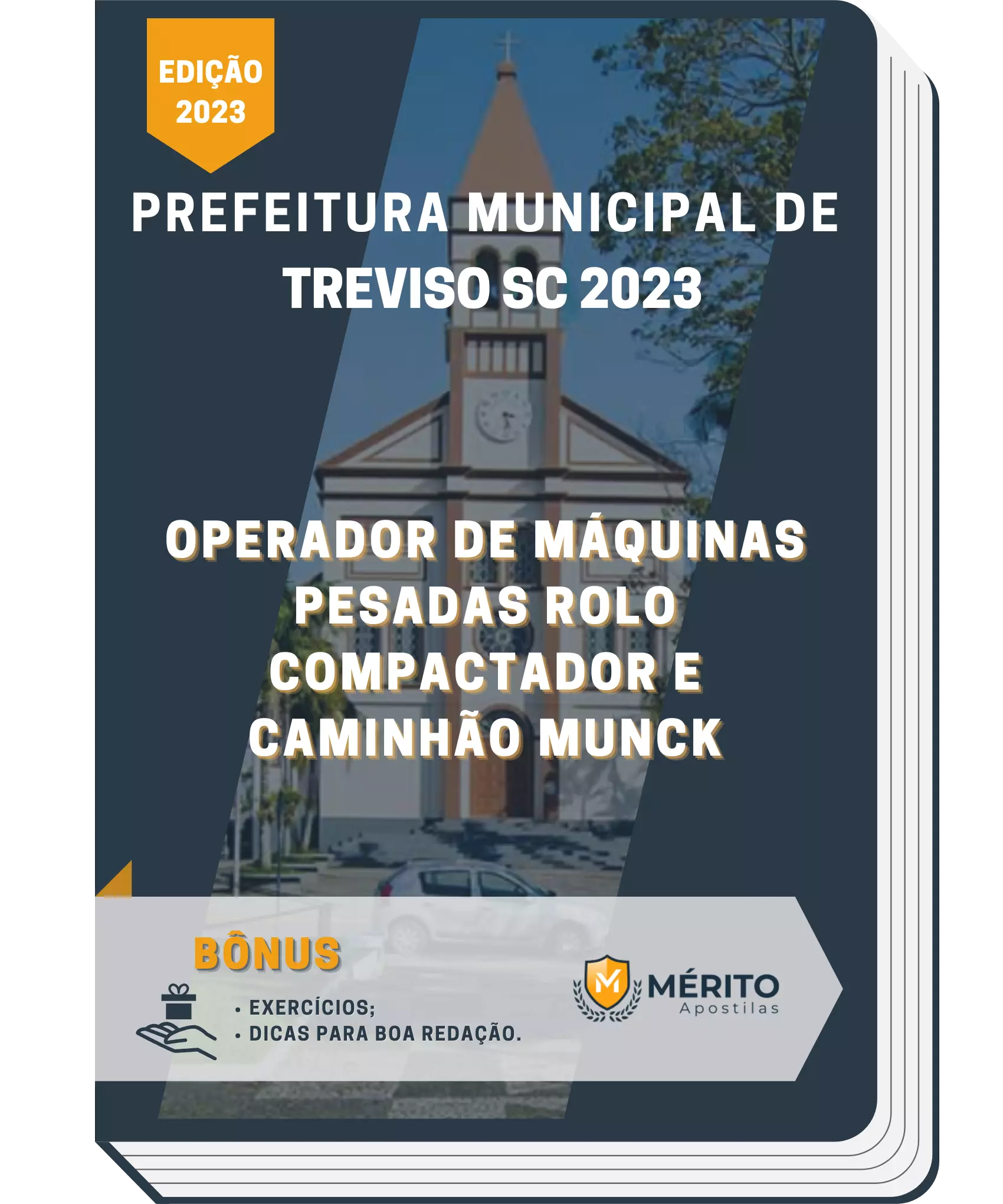 Apostila Operador de Máquinas Pesadas Rolo Compactador e Caminhão Munck Prefeitura de Treviso SC 2023