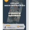 Apostila Operador de Saneamento Concurso SAAE de Porto Feliz SP 2023