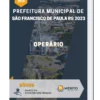 Apostila Operário Prefeitura de São Francisco de Paula RS 2023