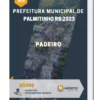 Apostila Padeiro Prefeitura de Palmitinho RS 2023
