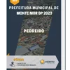 Apostila Pedreiro Prefeitura de Monte Mor SP 2023
