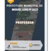 Apostila Professor Prefeitura de Miguel Leão PI 2023